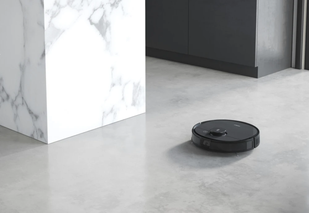 white robot vacuum cleaner